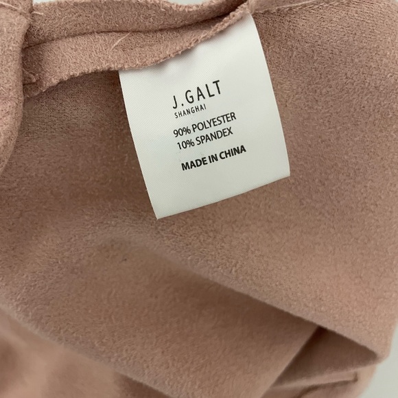 Brandy Melville suede high-waisted pink mini skirt - Picture 6 of 7